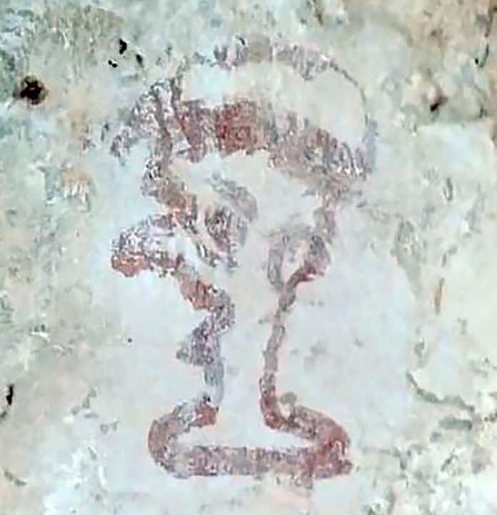 Disegno-dell'ebreo-in-una-casa-di-Galatina