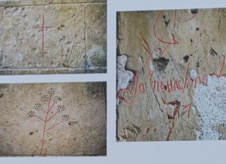 Zollino, i muri della chiesa di Sant’Anna parla con i graffiti